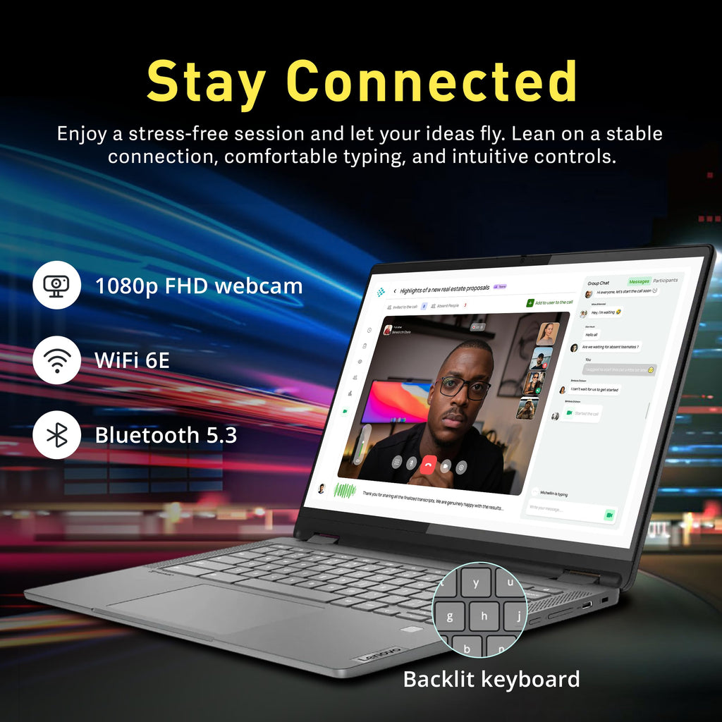 14" WUXGA Touchscreen 2-in-1 Chromebook, Intel Core i5, 8GB, 1.25TB Storage, Gray K2782