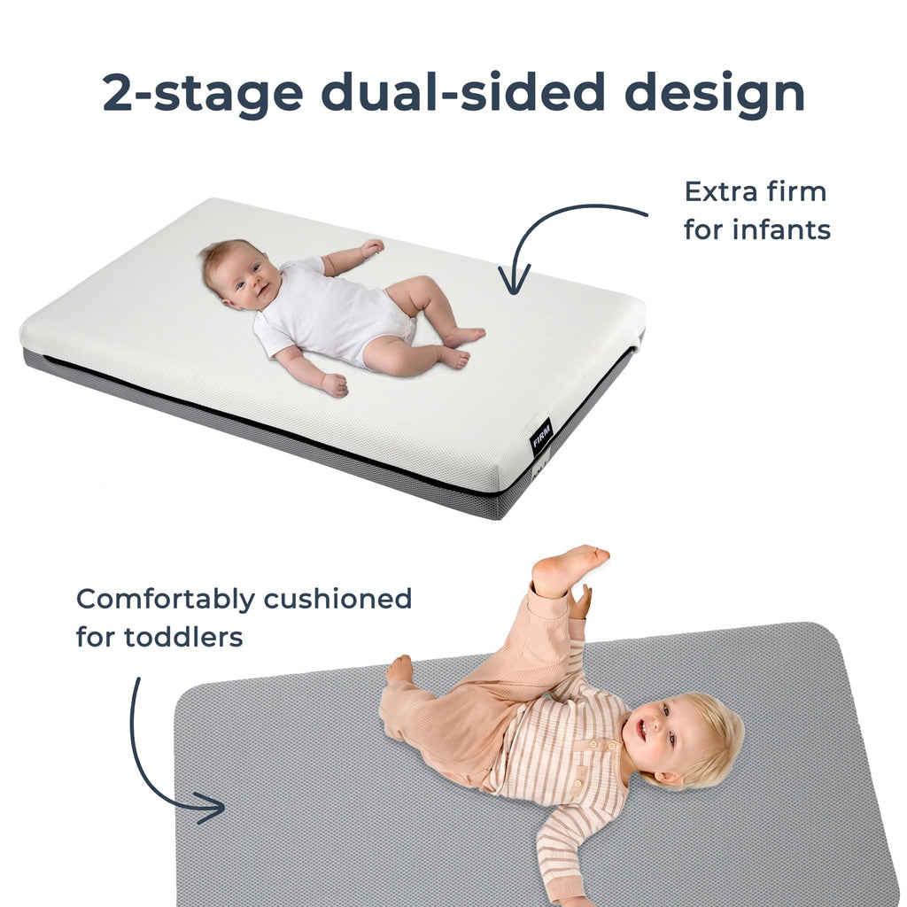 Mini Crib Mattress Dual Sided 38x24x4 Inch G668495
