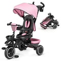 8 in 1 Toddler Tricycle with Push Handle Y44781