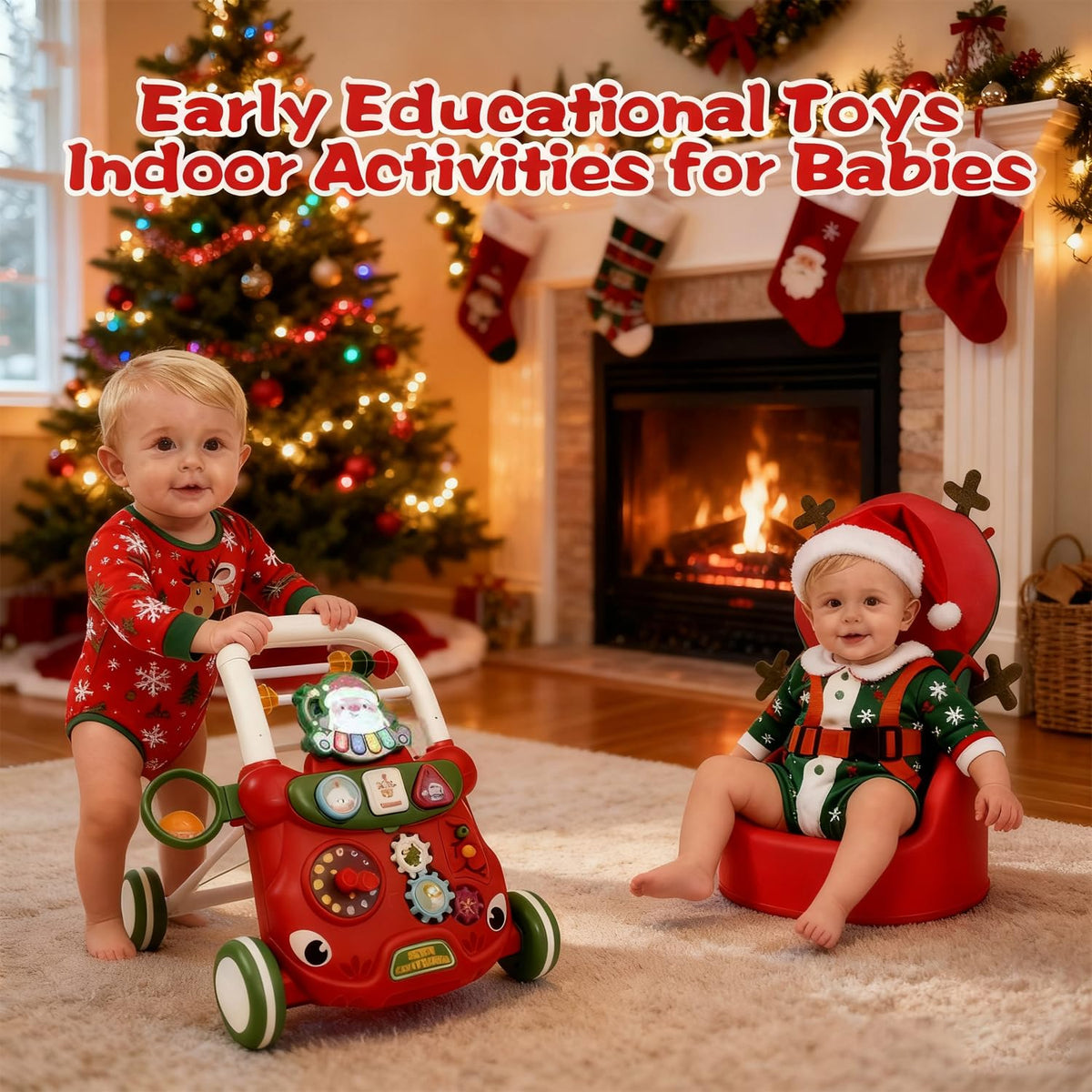 Baby Walker Toys Set with Head Protector Backpack Z349