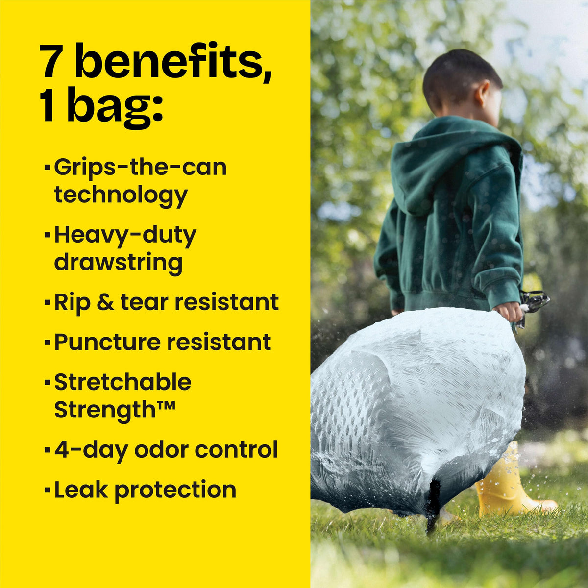 13 Gallon Lavender Tall Kitchen Trash Bags 40 Count G380