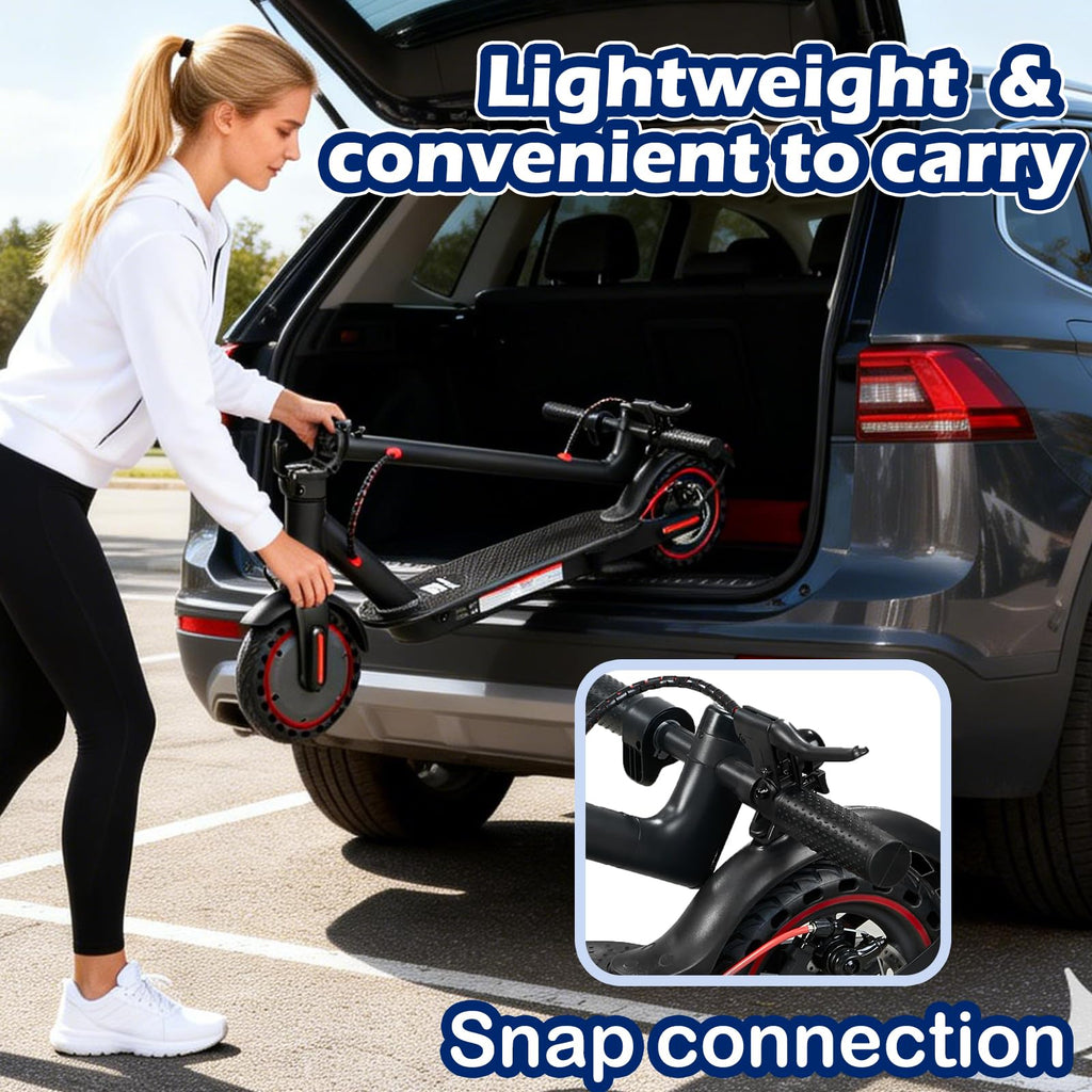 Electric Scooter with 350W/500W Motor, 8.5" Solid Tires, Foldable N2753