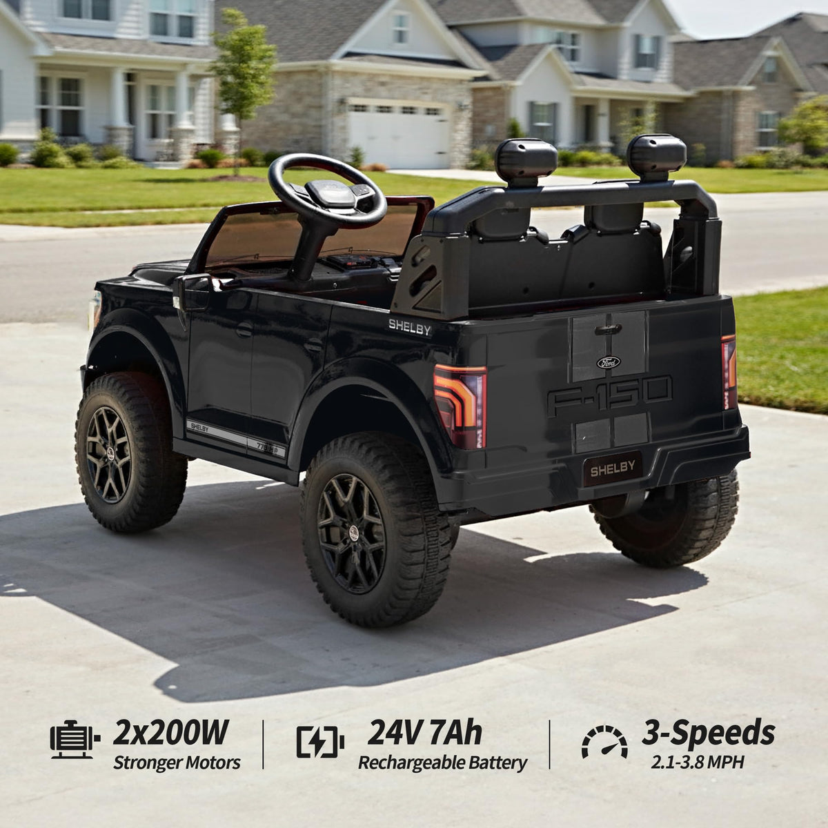 24V 2-Seater Ride on Toy Car U306690