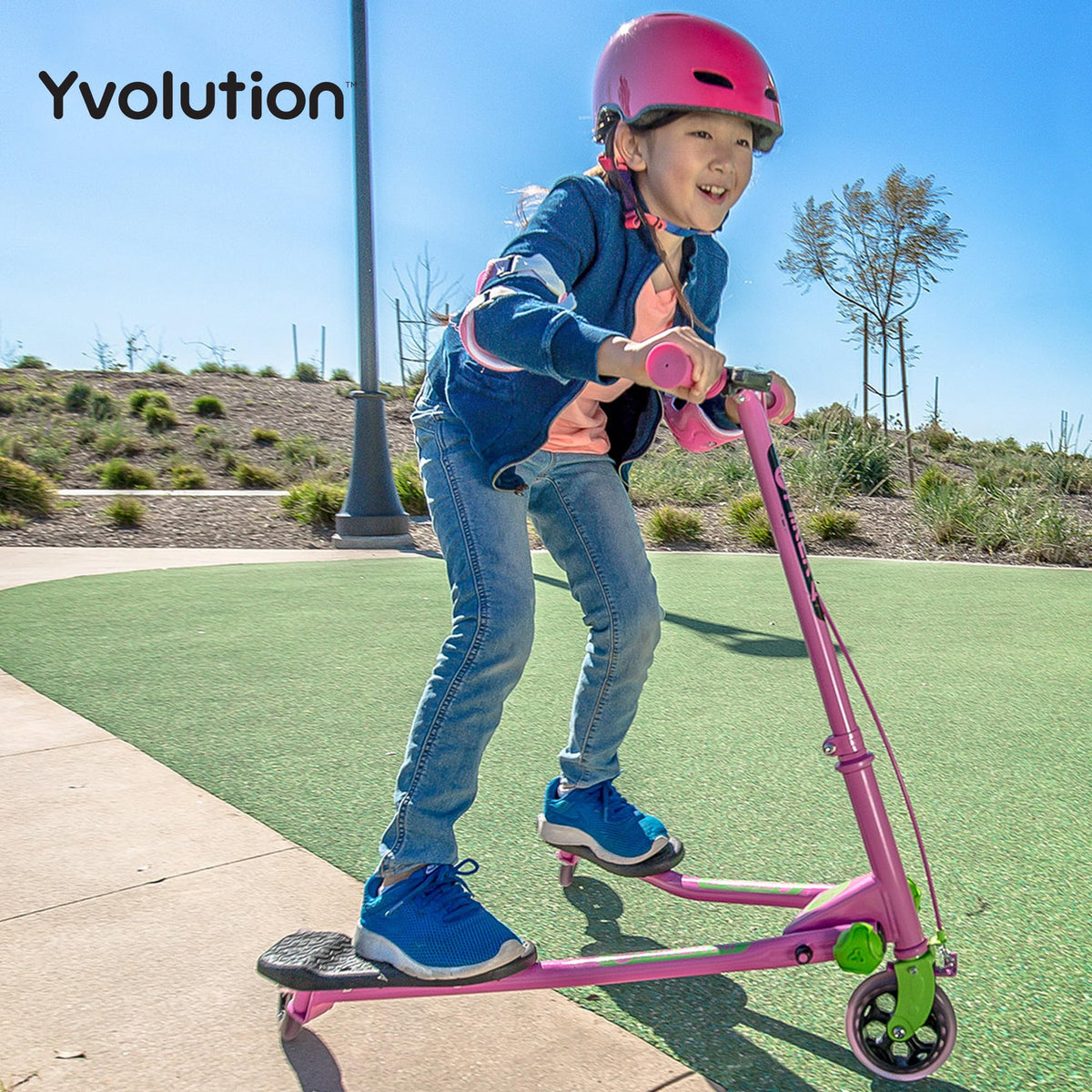 3-Wheel Wiggle Scooter with Hand Brake N88218