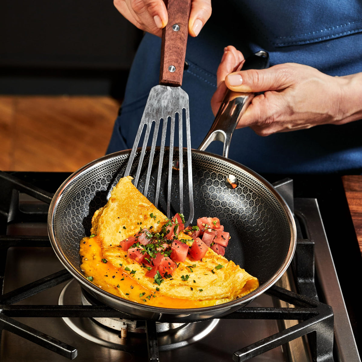6pc Hybrid Nonstick Frying Pans Set with Lids X804